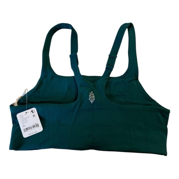 FP Movement X Hatch Square neck Never Better Sports Bra in Garden Green NEW - Picture 11 of 15